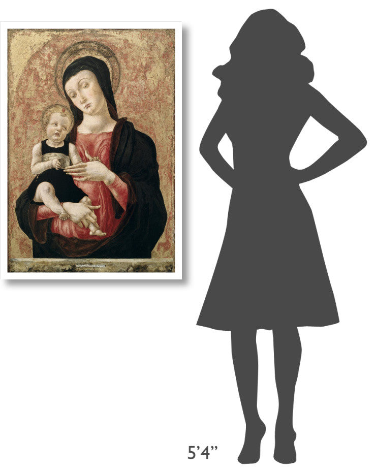 "Madonna and Child" Digital Paper Print by Bartolomeo Vivarini, 27"x38"
