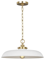 Wellfleet Medium Pendant, Matte White
