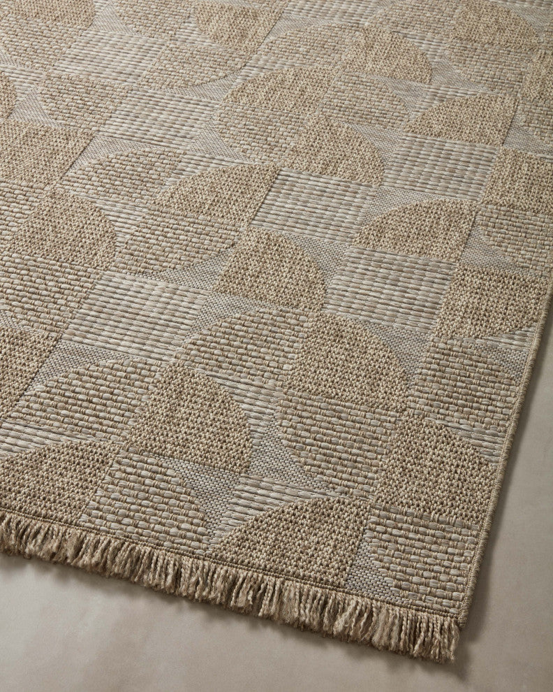 Loloi II Dawn Natural 18" x 18" Sample Rug