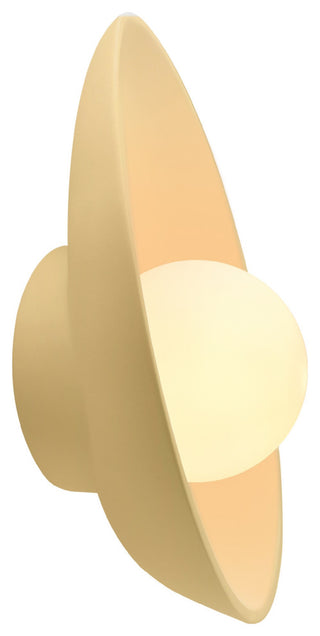 Ambiance Oval Coupe Wall Sconce, Muted Yellow