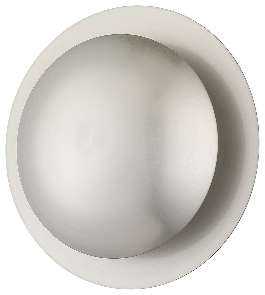 Livex Lighting Ventura 2-Light Brushed Nickel Medium Semi-Flush/Wall Sconce