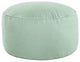 Mozaic Home Canvas Spa Indoor/Outdoor Round Bean Pouf 30x30x15"
