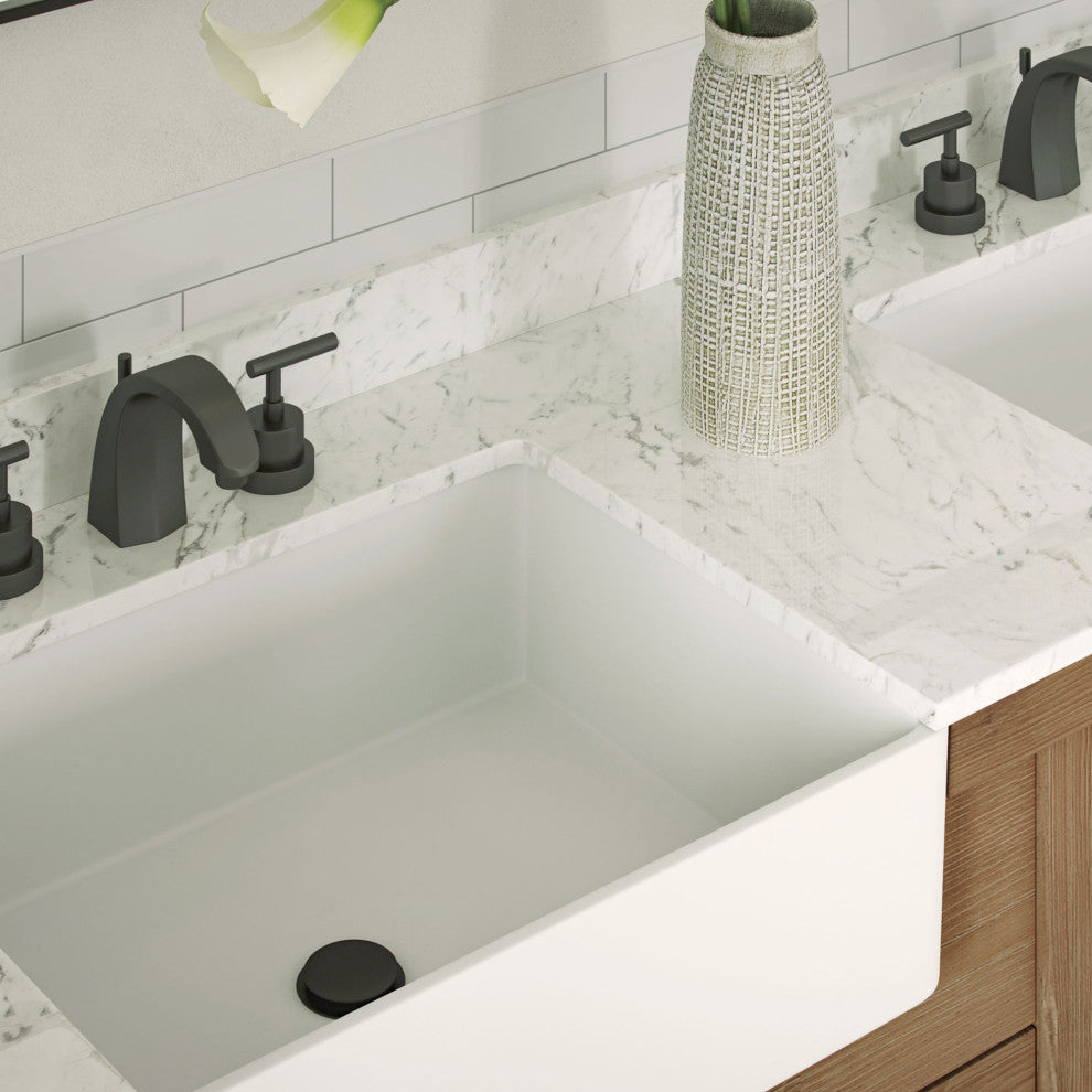 Bosque Bath Vanity, Weathered Fir, 72", Double Sink, Farmhouse, Freestanding