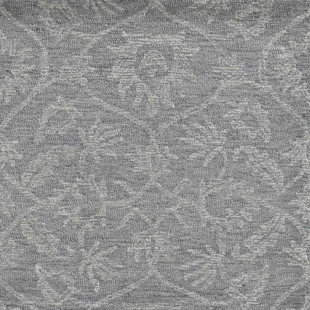 KAS Hudson 2462 Gray Savannah Area Rug, 5'x7'