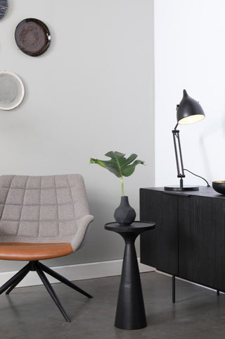 Black Pillar End Table | Zuiver Floss