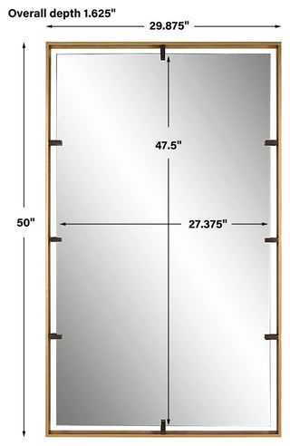 Uttermost Egon Gold Wall Mirror