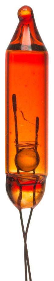 Vickerman W2V1708 Amber Glass Incandescent Mini Bulb With Pinched Base
