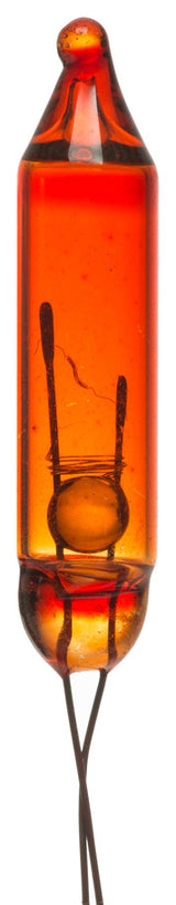 Vickerman W2V1708 Amber Glass Incandescent Mini Bulb With Pinched Base