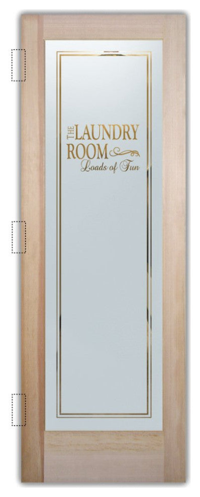 Laundry Door - Loads of Fun - Douglas Fir (stain grade) - 30" x 80" -...