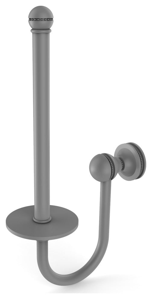 Mambo Upright Toilet Tissue Holder, Matte Gray