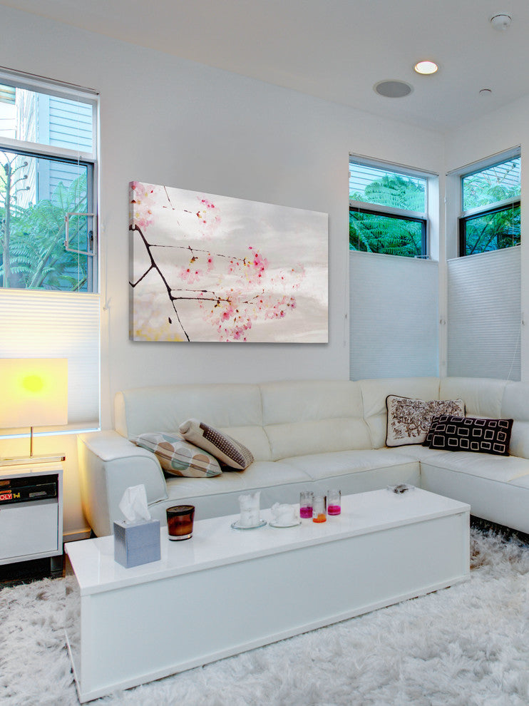 "Pink Spring II" Painting Print on Canvas by Irena Orlov