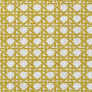 Rattan Geometric Indoor/Outdoor Rug