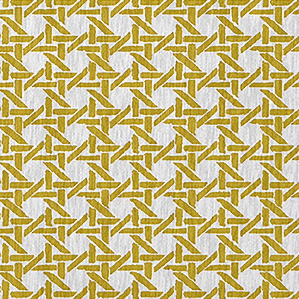 Rattan Geometric Indoor/Outdoor Rug