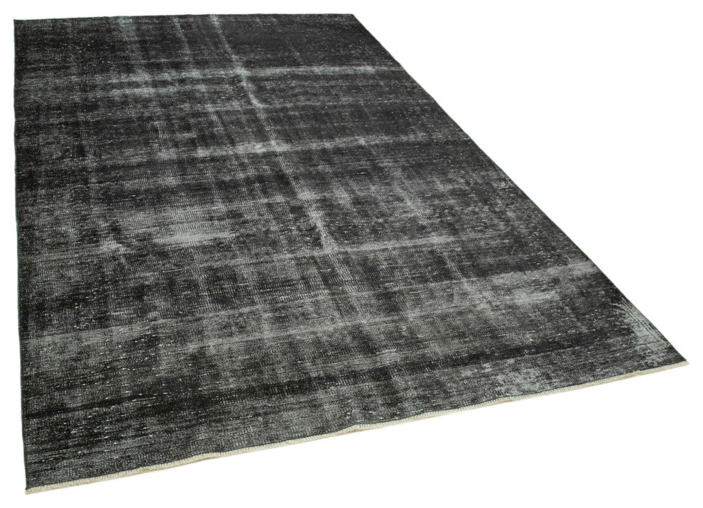 Rug N Carpet - Hand-knotted Anatolian 5' 9" x 9' 1" Vintage Overdyed Area Rug