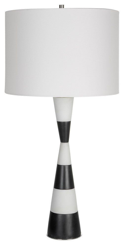 Uttermost Bandeau Banded Stone Table Lamp