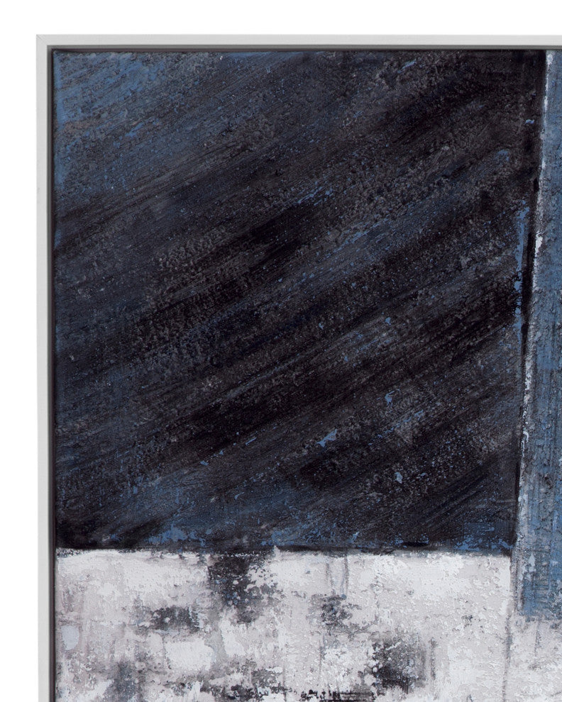 Yuma Framed Canvas - Gray
