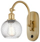 Innovations 518-1W-SG-G1214-6-LED 1 Light Sconce, Satin Gold