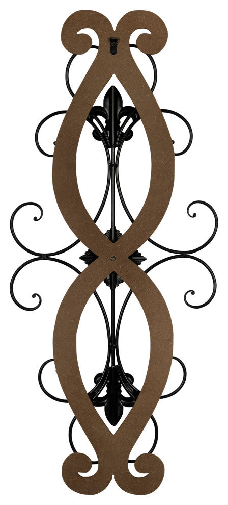 Fleur-de-lis Spiral Wall Decor