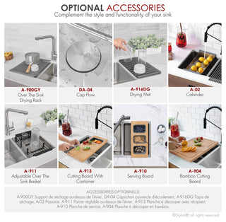 STYLISH 31 inch Double Bowl Undermount Stainless Steel Kitchen Sink