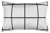 Beige Abstract Lines King Brushed Poly Sham