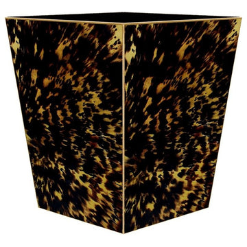 Tortoise Shell Wastepaper Basket