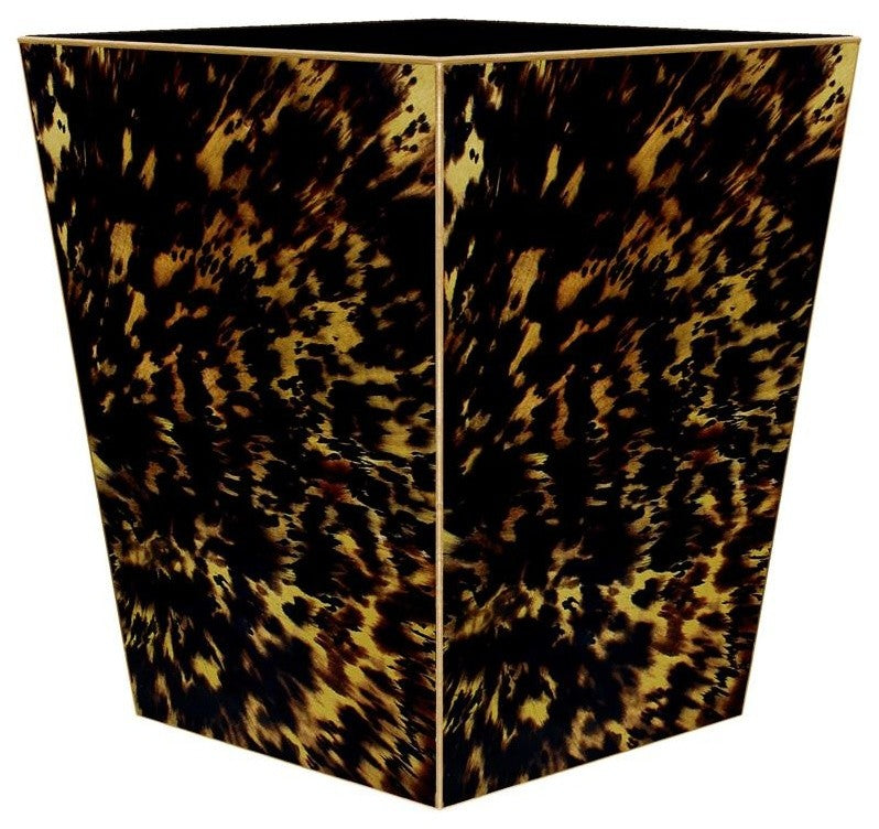 Tortoise Shell Wastepaper Basket