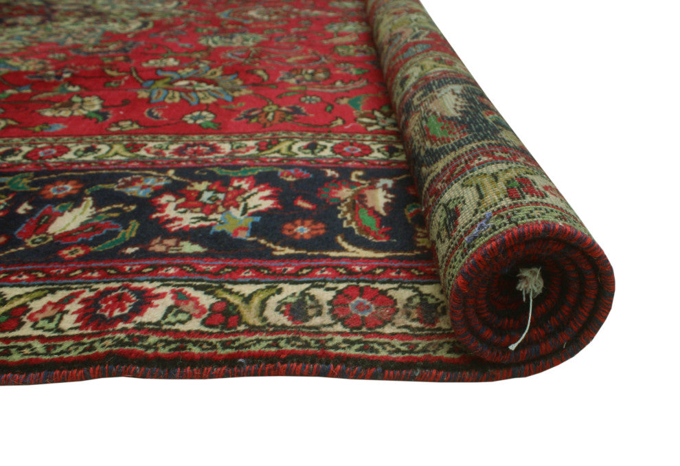 Fine Vintage Distressed Danya Red Rug