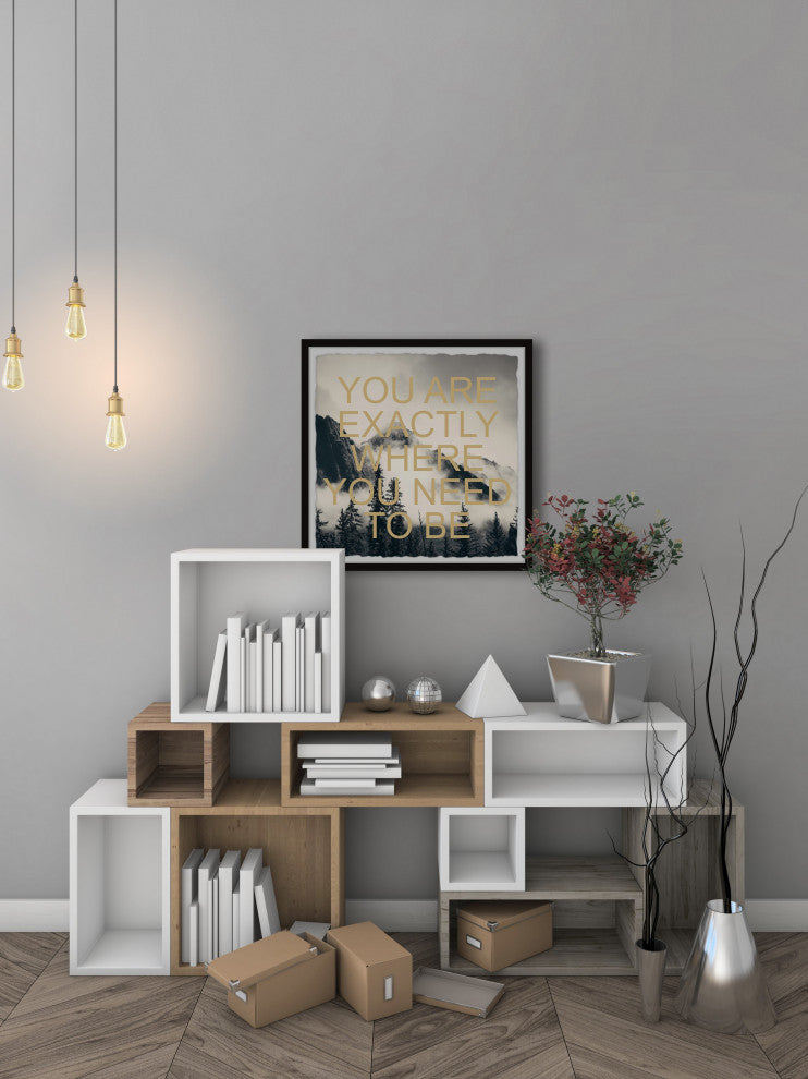 "Take Your Time" Framed Painting Print, 32x32