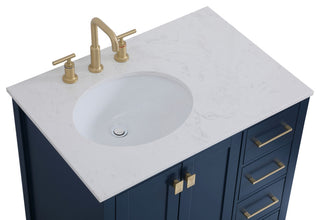 Isabel Blue 32" Single Sink Bathroom Vanity