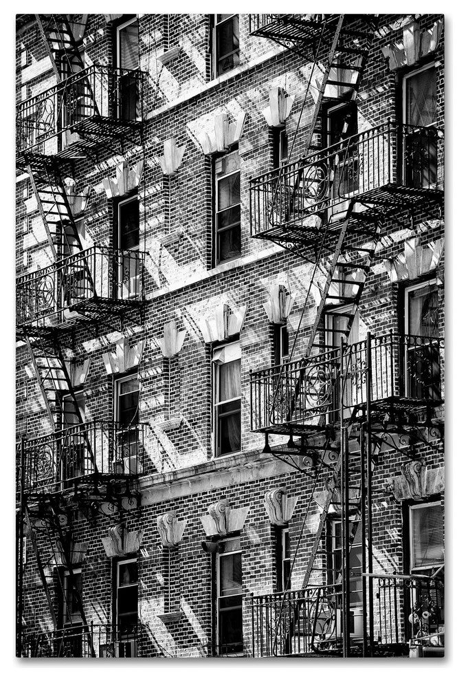 Philippe Hugonnard 'New York Facade' Canvas Art, 19"x12"