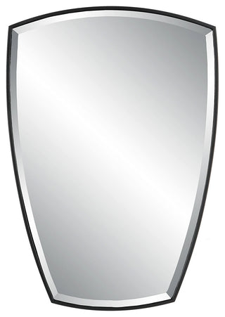 Uttermost Crest Curved Iron Mirror