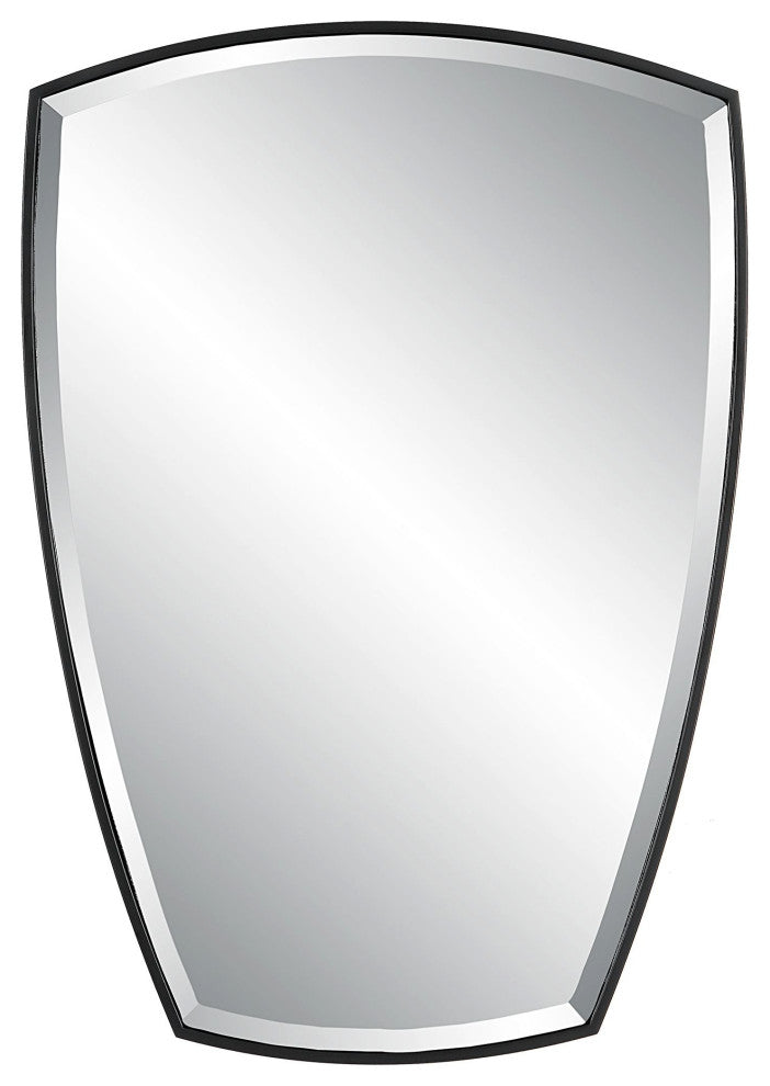 Uttermost Crest Curved Iron Mirror