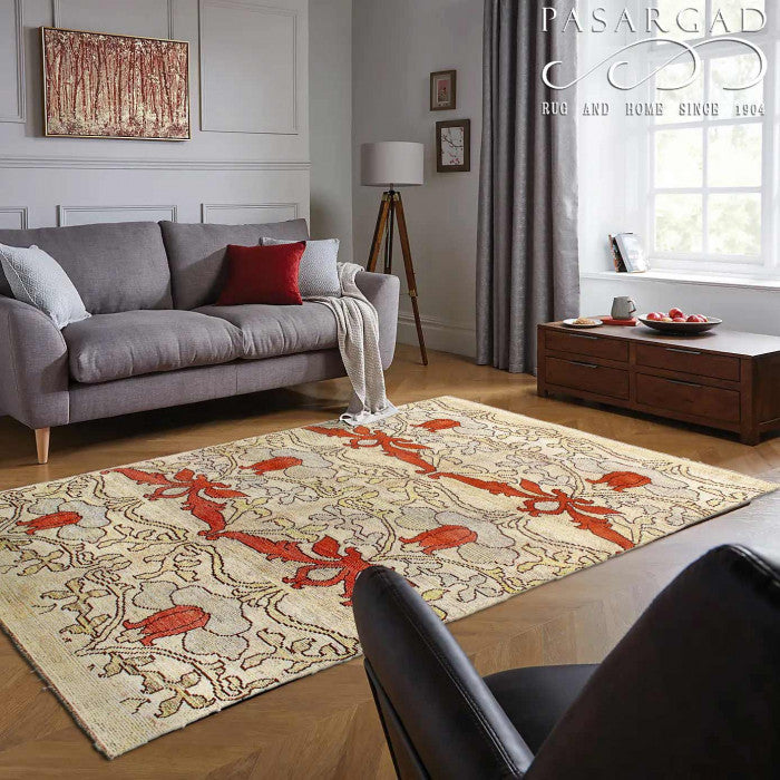 Fine Hand Knotted Persian Sultanabad Rug 5'9"x9'8"