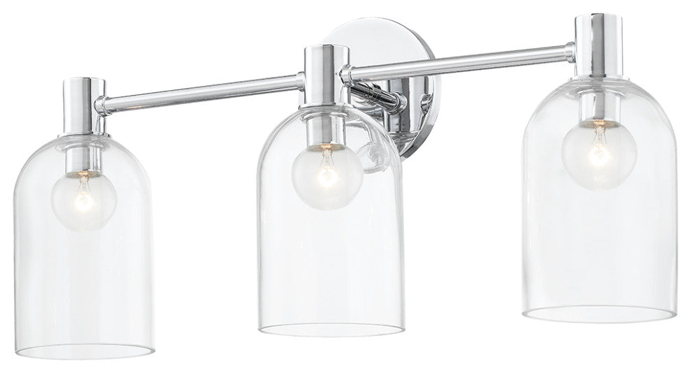 Paisley 3-Light Bath Vanity Polished Chrome