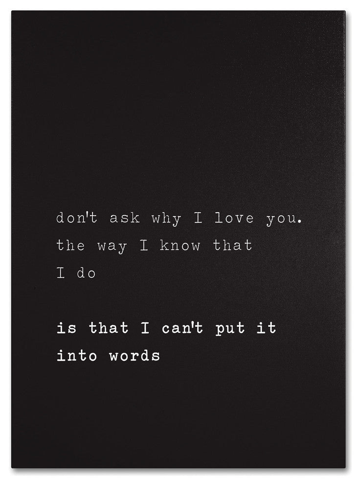 'Why I Love You' Canvas Art by Megan Romo