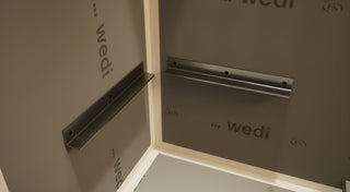 The Original™ Floating Corner Shower Bench Kit with Wedi Building Boards, 24