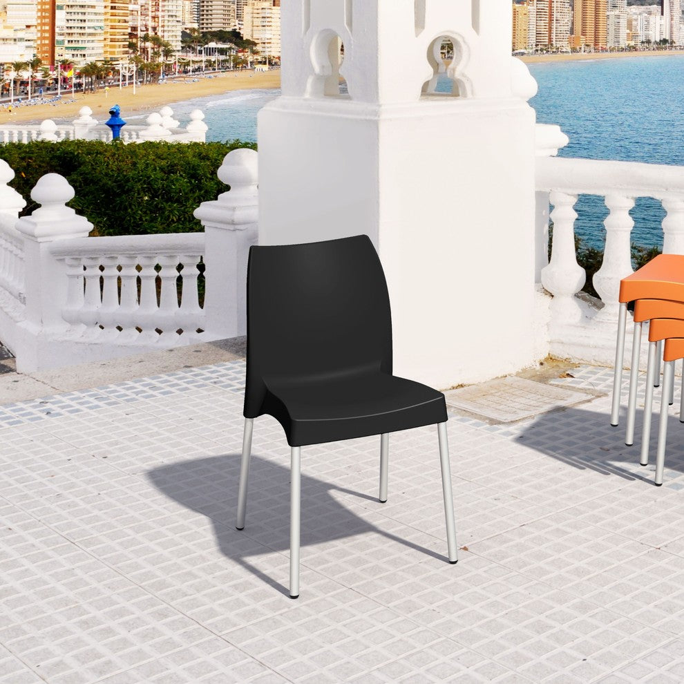 Compamia Vita Outdoor Dining Chairs, Set of 2, Black