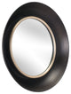 Modern Black Round Mirror