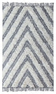 Classic Home Carmel Kilim Shag Ivory/Black 5x8 Rug