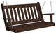 Poly Traditional English Porch Swing, Tudor Brown, 4 Foot