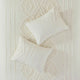 Madison Park Margot Geo Chenille 3-Piece Comforter/Duvet Cover Mini Set, Ivory