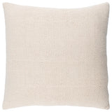 Surya Vanessa Cream Pillow Cover 22"H X 22"W