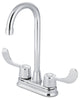 Kingston Brass Two-Handle Bar Faucet, Polished Chrome