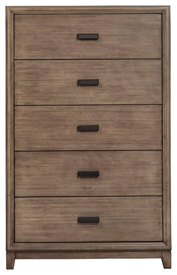 Camilla 5 Drawer Chest, Antique Grey