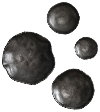 Uttermost Lucky Coins Nickel Wall Decor, Set of 4