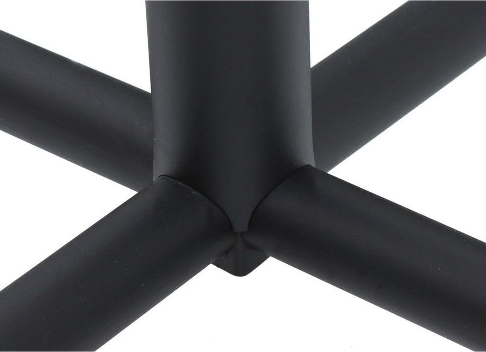 Kobe 30" Square Breakroom Table, Maple and 4 'M' Stack Chairs, Gray