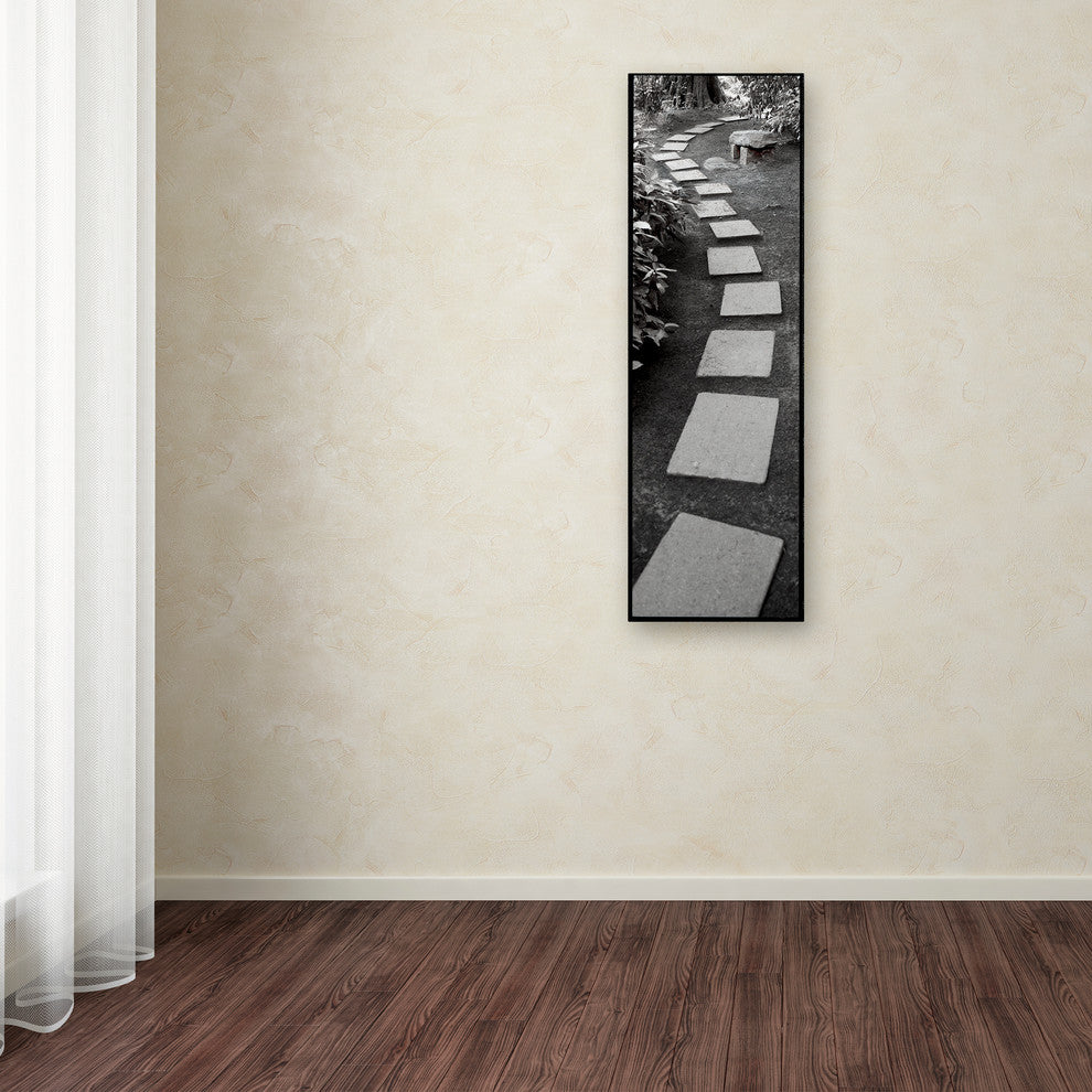 Alan Blaustein 'Japanese Garden I' Canvas Art, 6x19