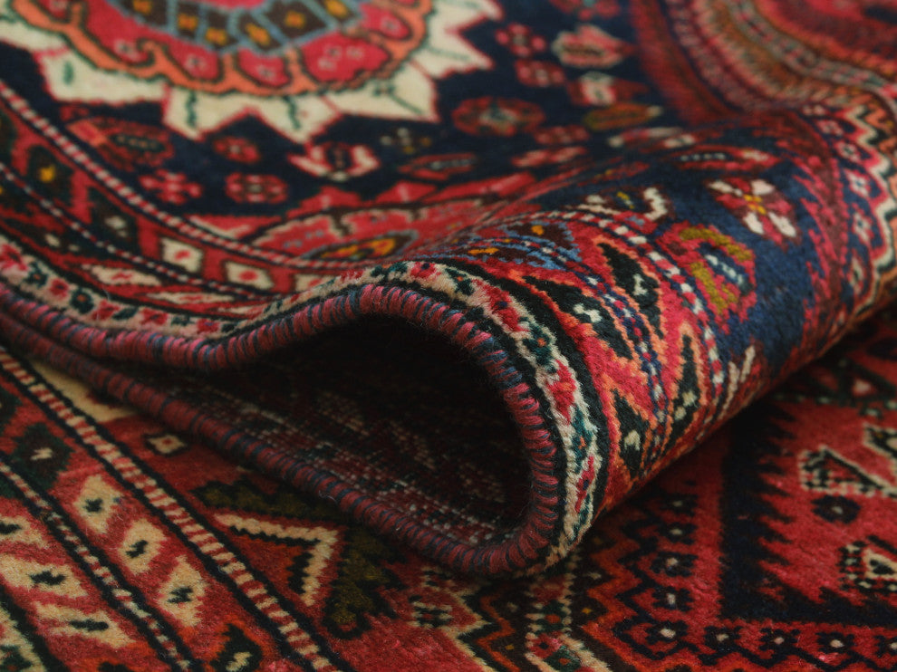 Fine Vintage Distressed Fayola Red Rug