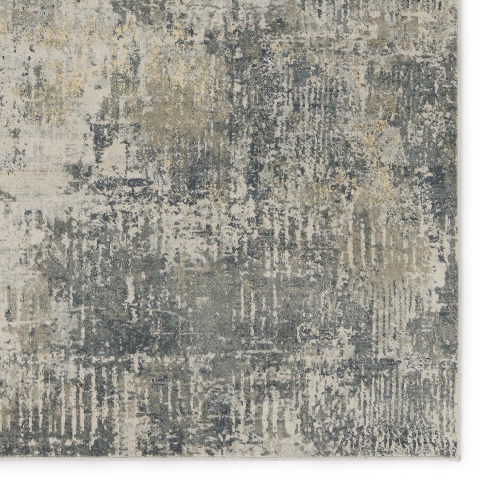 Jaipur Living Ezra Abstract Gray/ Beige Area Rug 6'6"X9'6"
