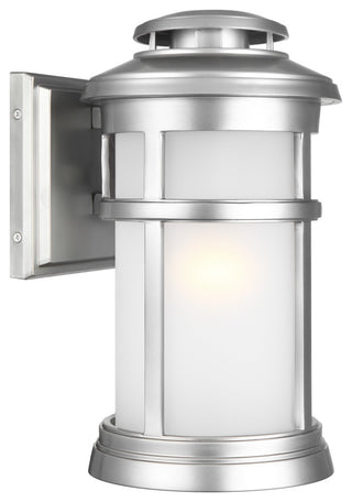 Newport Small Lantern, Painted Brushed Steel